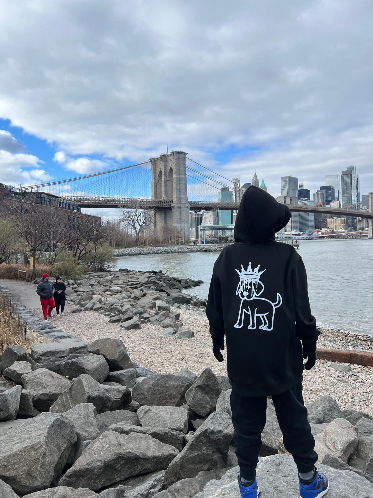 Breezing Black Hoodie